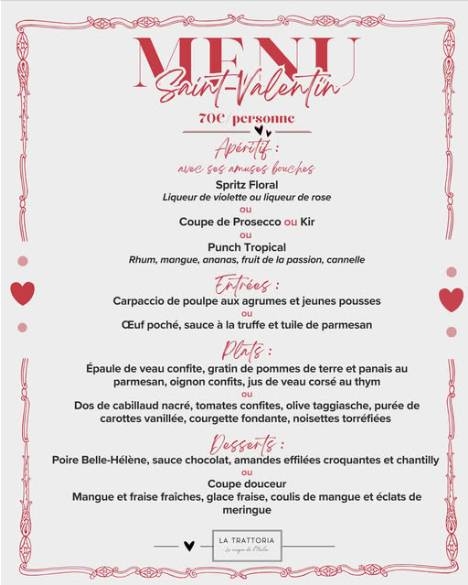 événements - La Trattoria - restaurant MANDRES-LES-ROSES - bien manger MANDRES-LES-ROSES